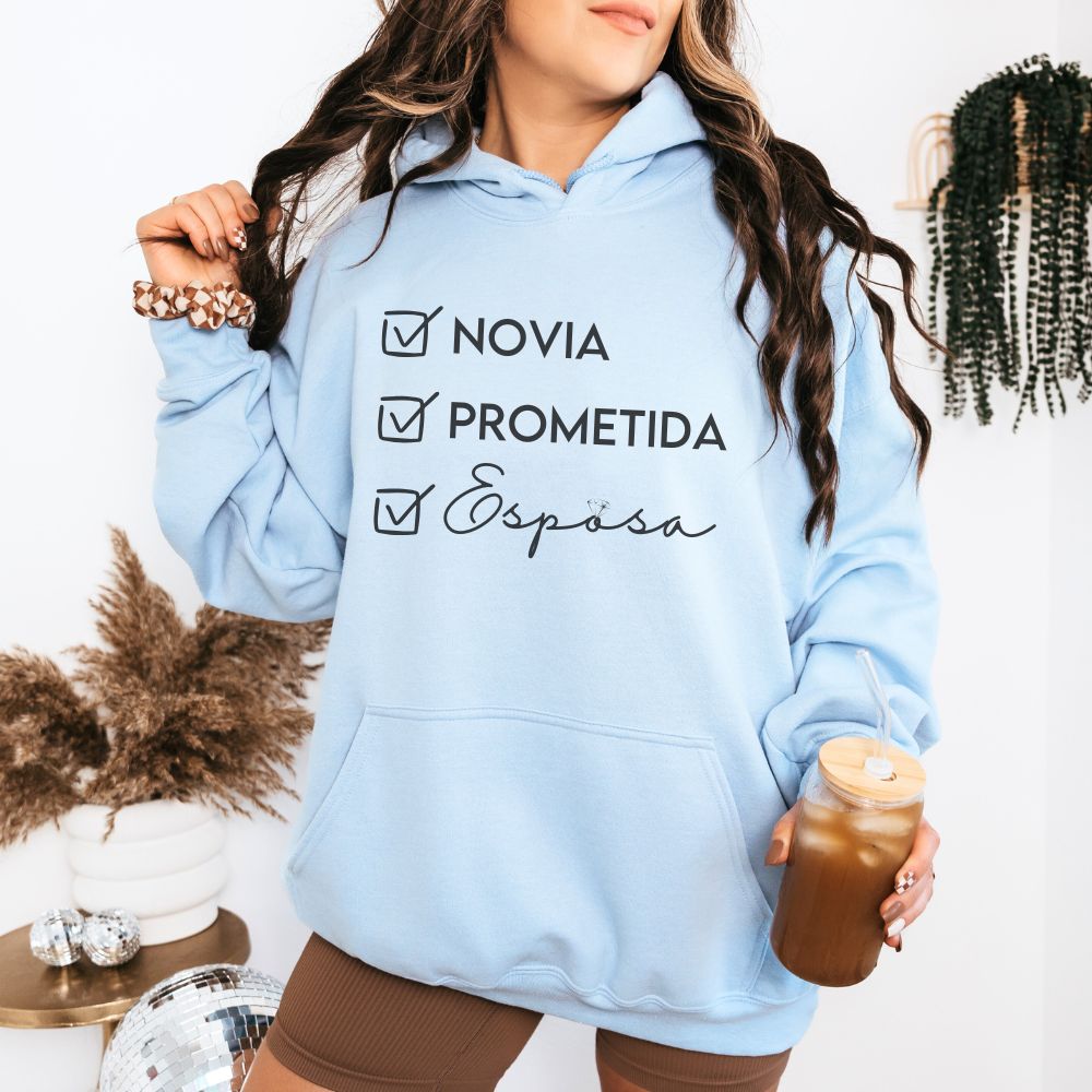 Novia-Prometida-Esposa Hoodie