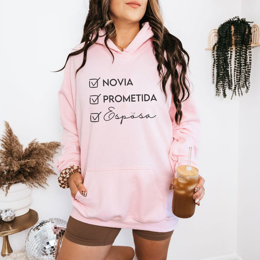 Novia-Prometida-Esposa Hoodie