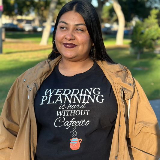 Without Cafecito Tee (White Font)